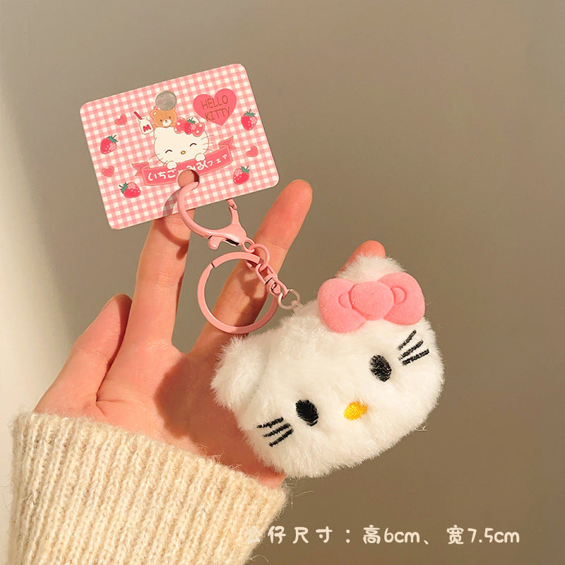 Wholesale Cute cartoon plush keychain